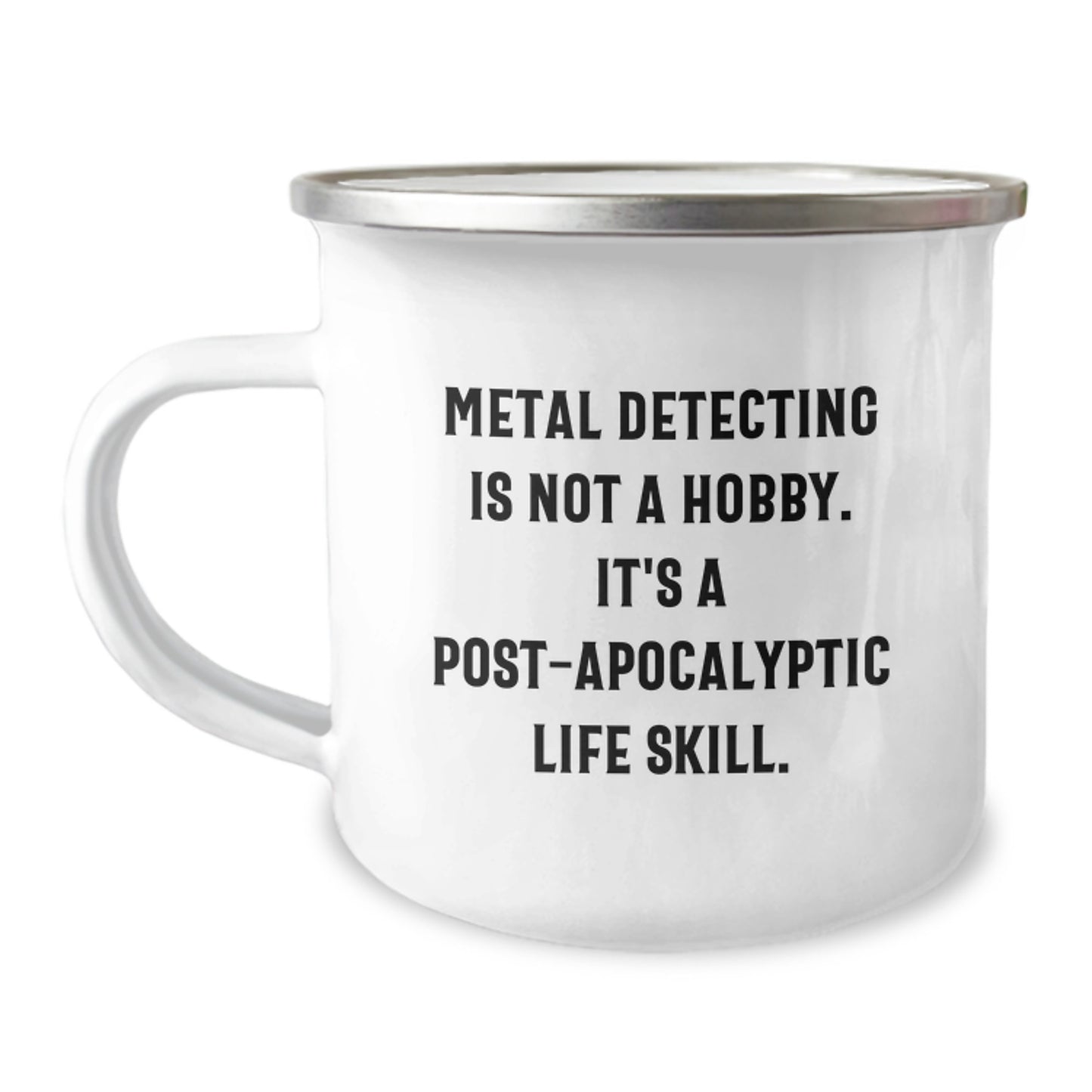Metal Detecting Keepsake Camping Adventure Mug for Him Birthday Gift - Image 1