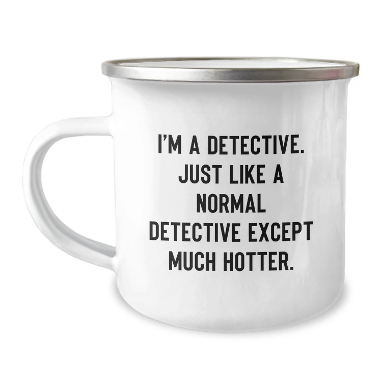 Funny Detective Gifts for Birthday, Camping Mug, Unique Birthday Unique Gift for Detective Friends, Gifts from Men to Detective Coworkers - Image 1