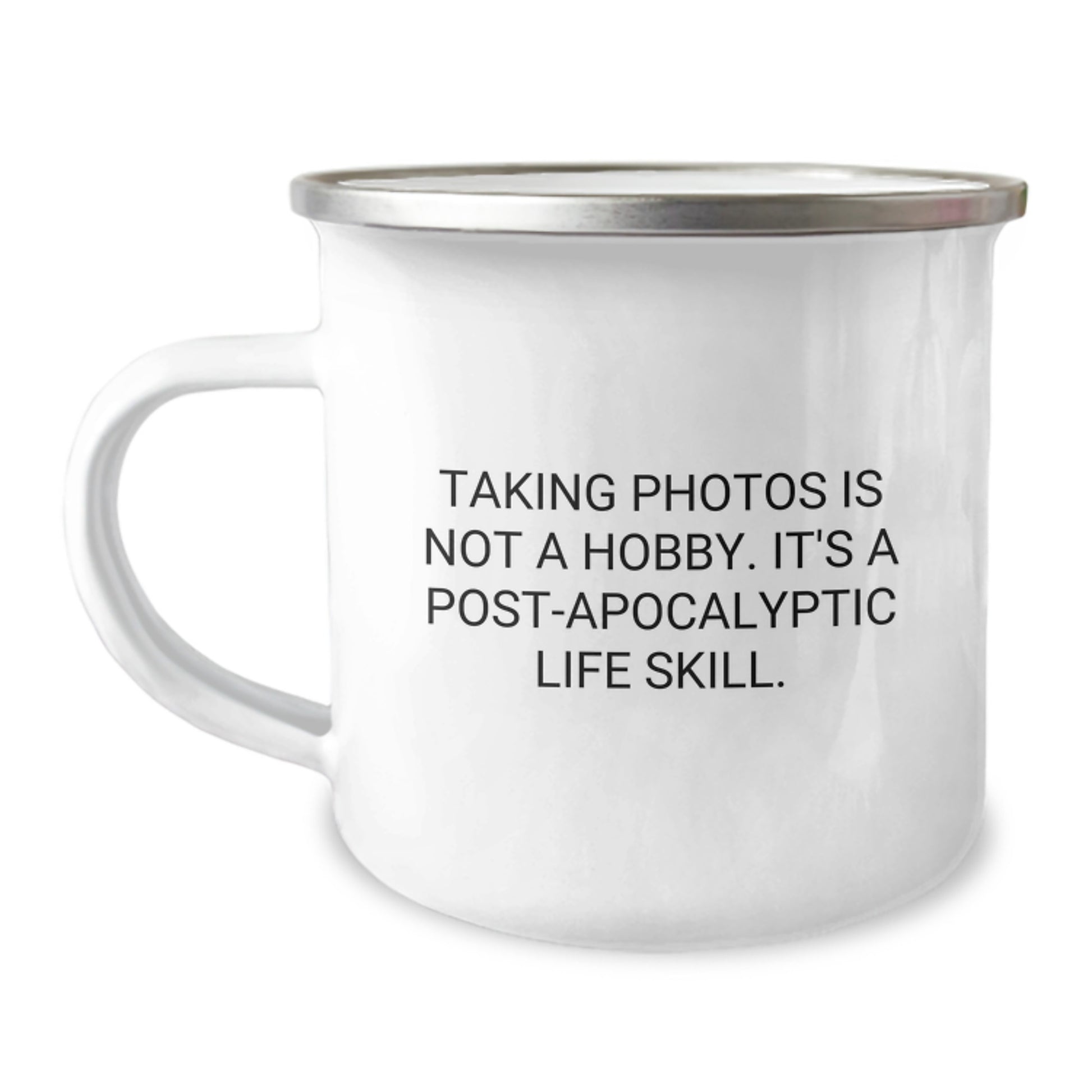 Birthday Gift for Her Present Taking Photos Is Not A Hobby Camping Mug - Image 1