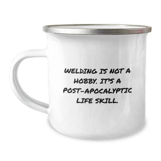 Welding Keepsake Camping Mug for Him Birthday Gift - Image 1