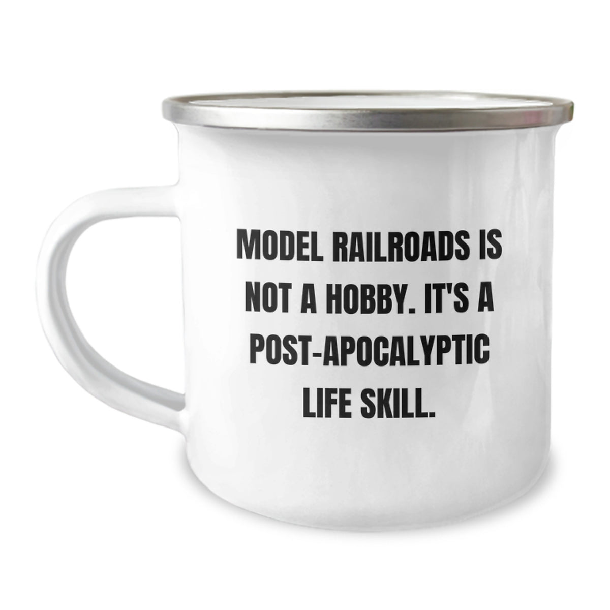 Model Railroad Keepsake Gift for Him A Post-Apocalyptic Life Skill - Image 1