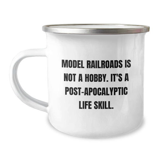 Model Railroad Keepsake Gift for Him A Post-Apocalyptic Life Skill - Image 1