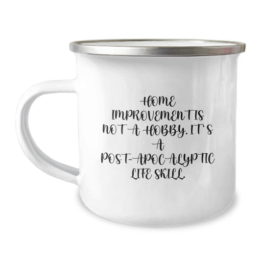 Home Improvement Keepsake Camping Mug for Him Stainless Birthday Gift - Image 1