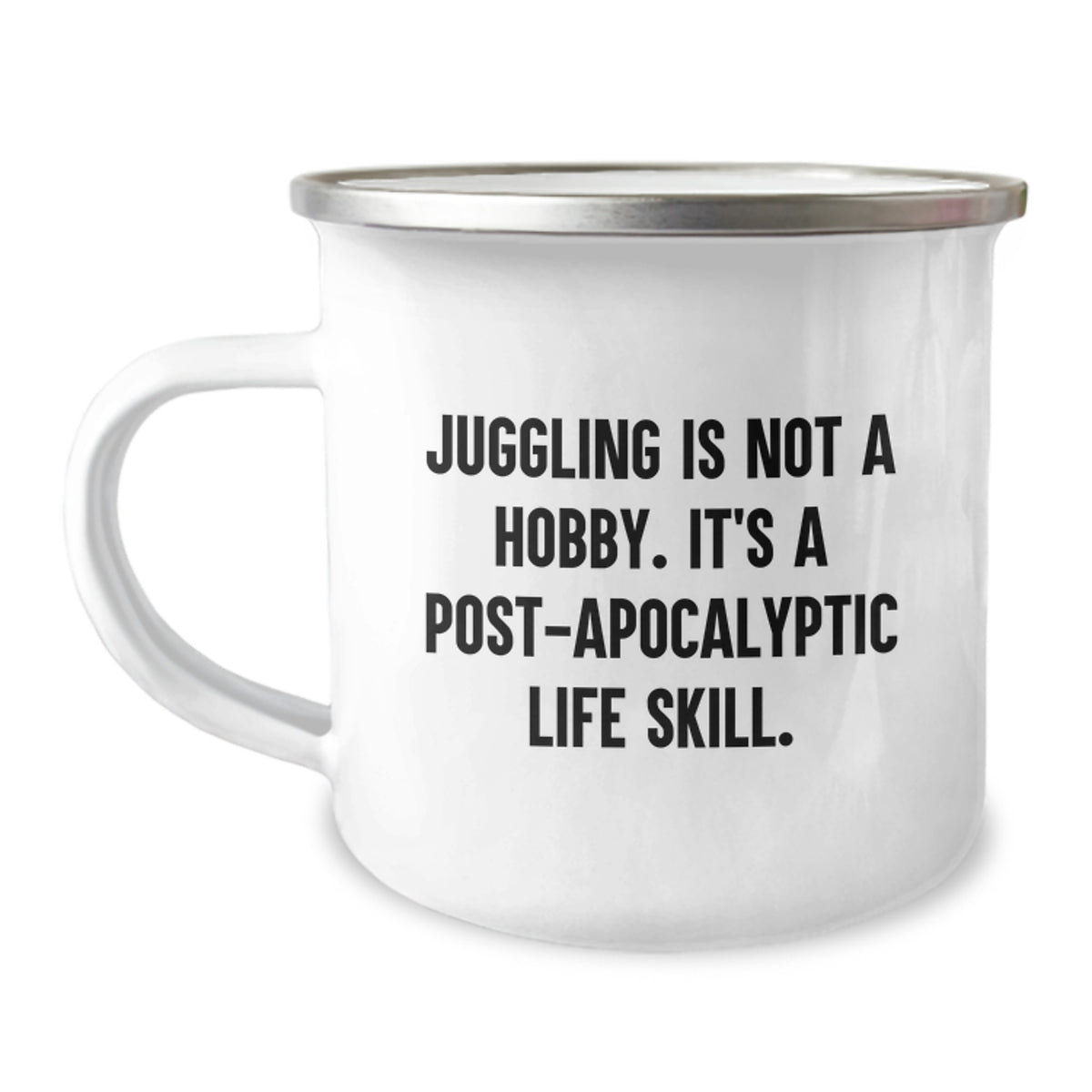 Juggling Keepsake Camping Mug for Him Birthday Gift Adventure Durable - Image 1