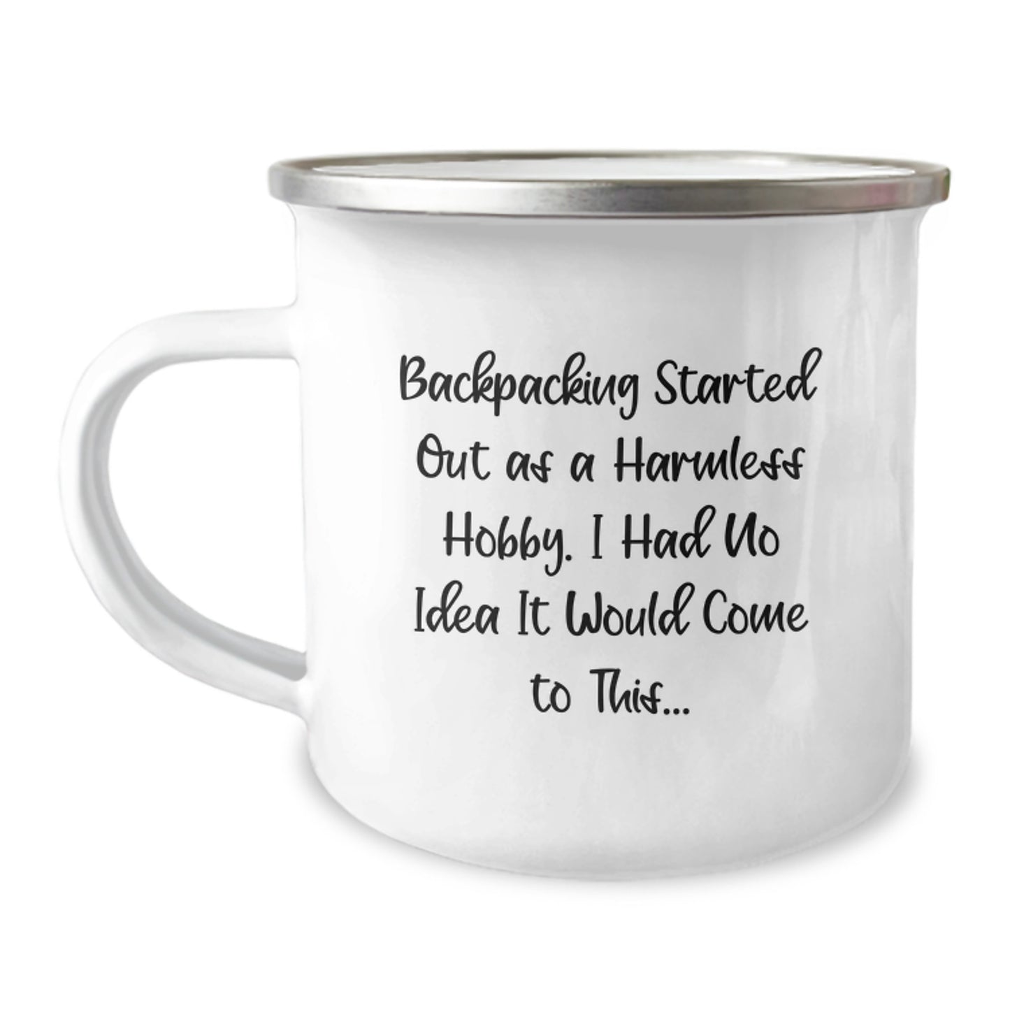 Backpacking Keepsake Camping Mug for Him Adventure Birthday Gift - Image 1