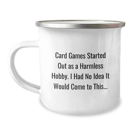 Card Games Camping Mug Gifts from Friends for Card Games Enthusiasts Funny Birthday Unique Gifts - Image 1