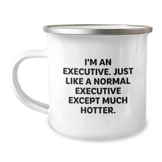 Executive Gifts for Men - Funny Executive Camping Mug - Christmas Unique Gifts from Friends to Executive Colleagues, Executive Coworkers - Image 1