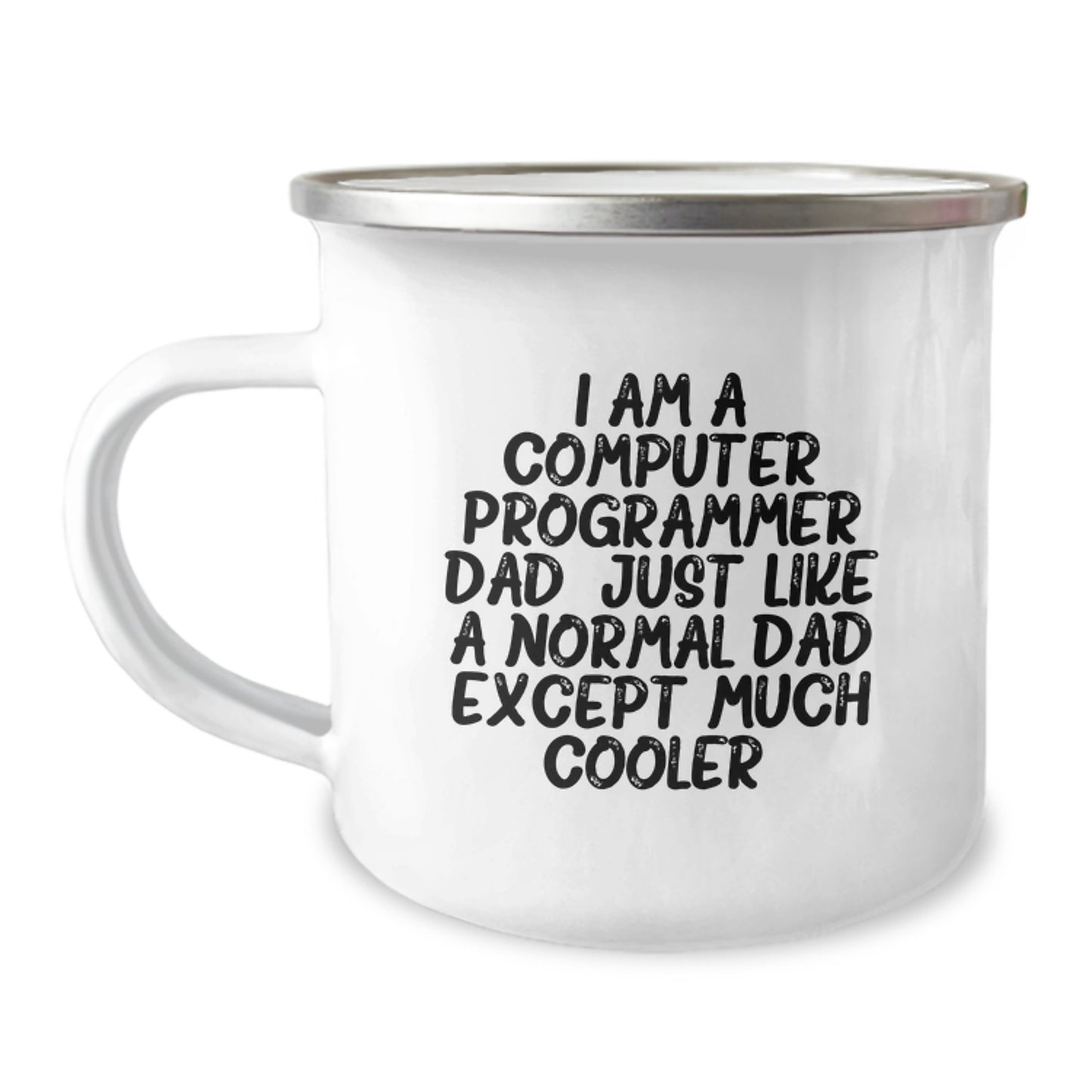 Funny Computer Programmer Gifts: Gifts from Friends for Computer Programmer Dad, Camping Mug with Inspirational Quote, Birthday Unique Gifts - Image 1