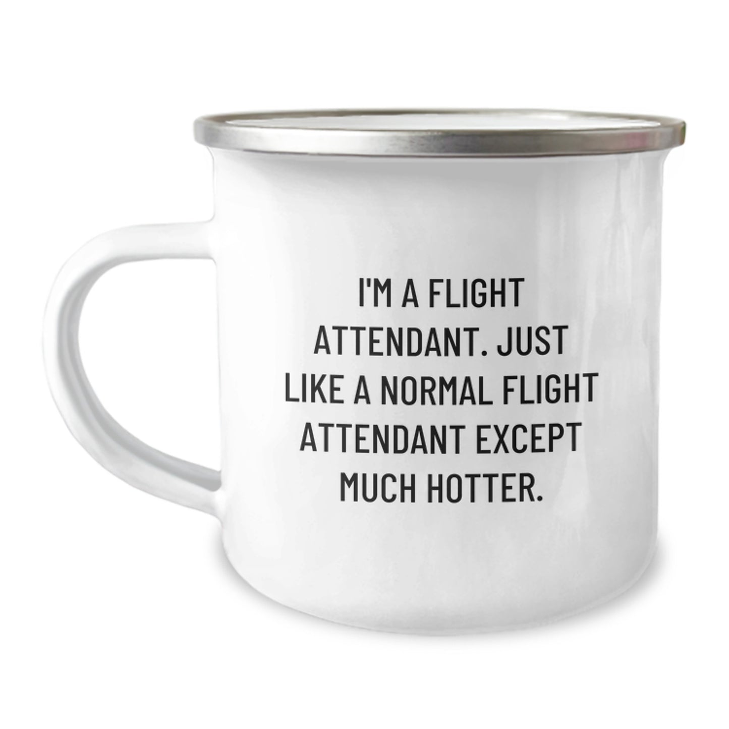 Flight Attendant Camping Mug Gift - Funny Quote for Men or Women Friends and Family - Image 1