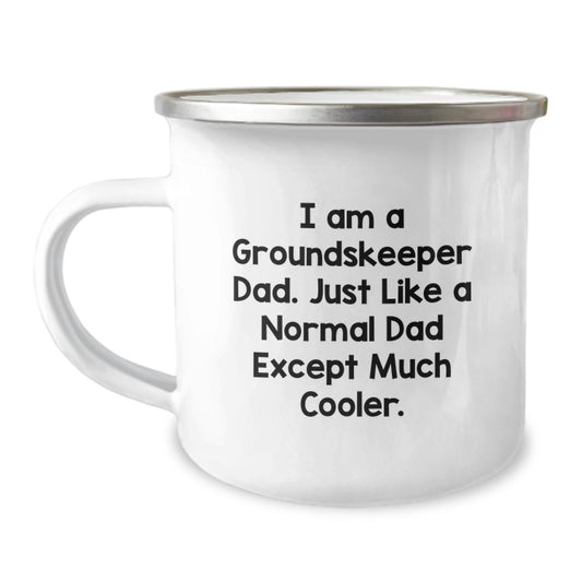 Birthday Gift for Her Groundskeeper Camping Mug Present Surprise - Image 1