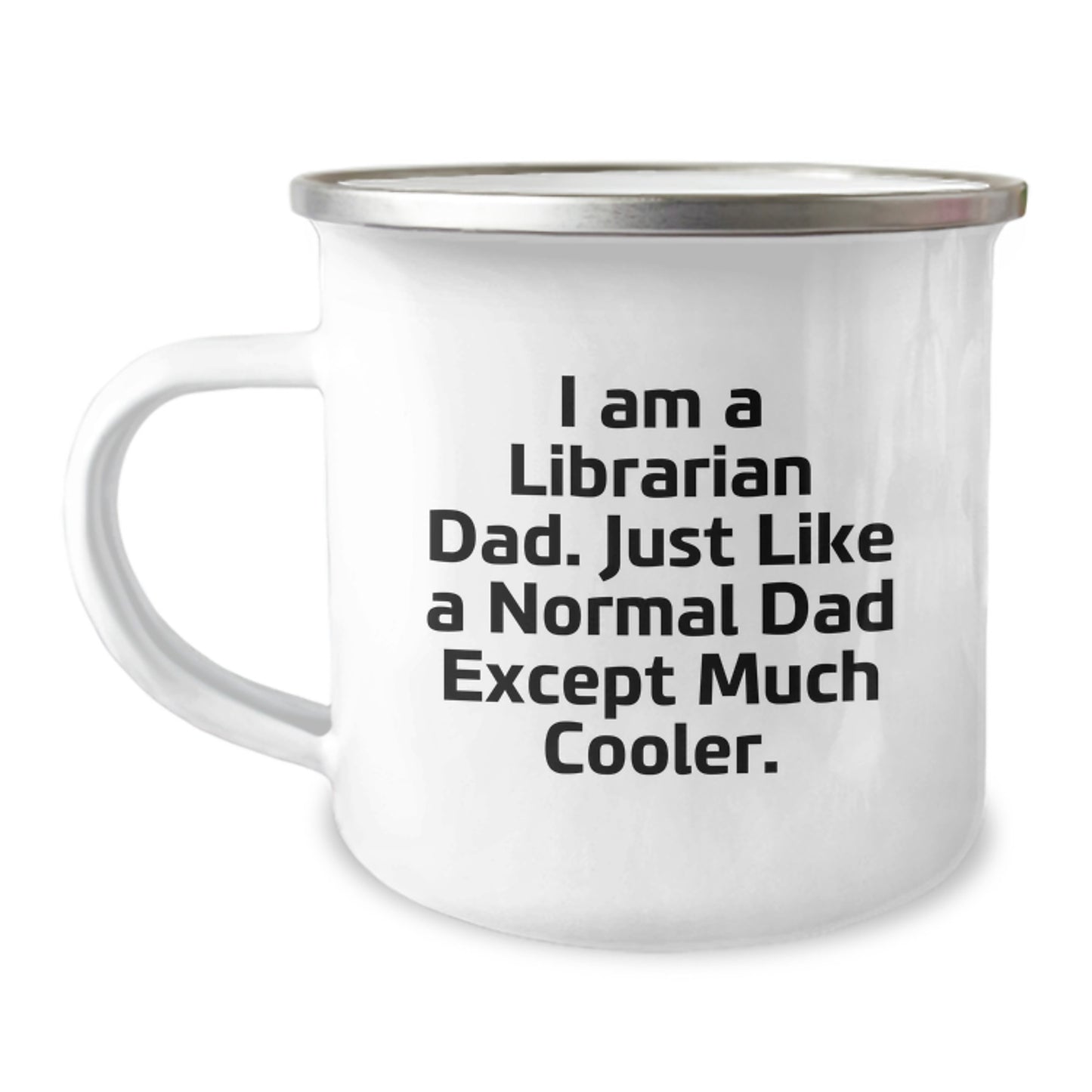 Cool Librarian Camping Mug Birthday Gift for Neighbors Essential - Image 1