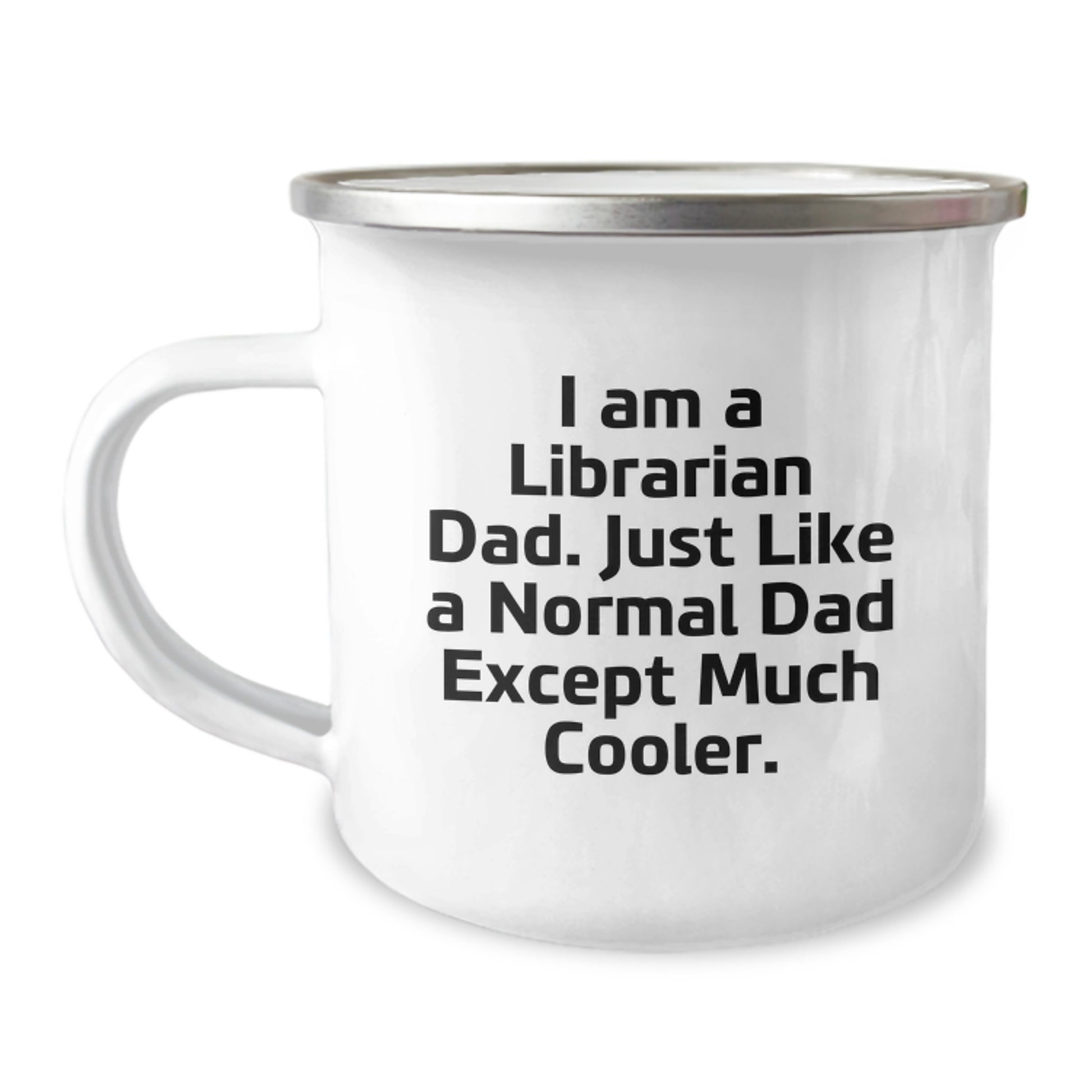 Cool Librarian Camping Mug Birthday Gift for Neighbors Essential - Image 1