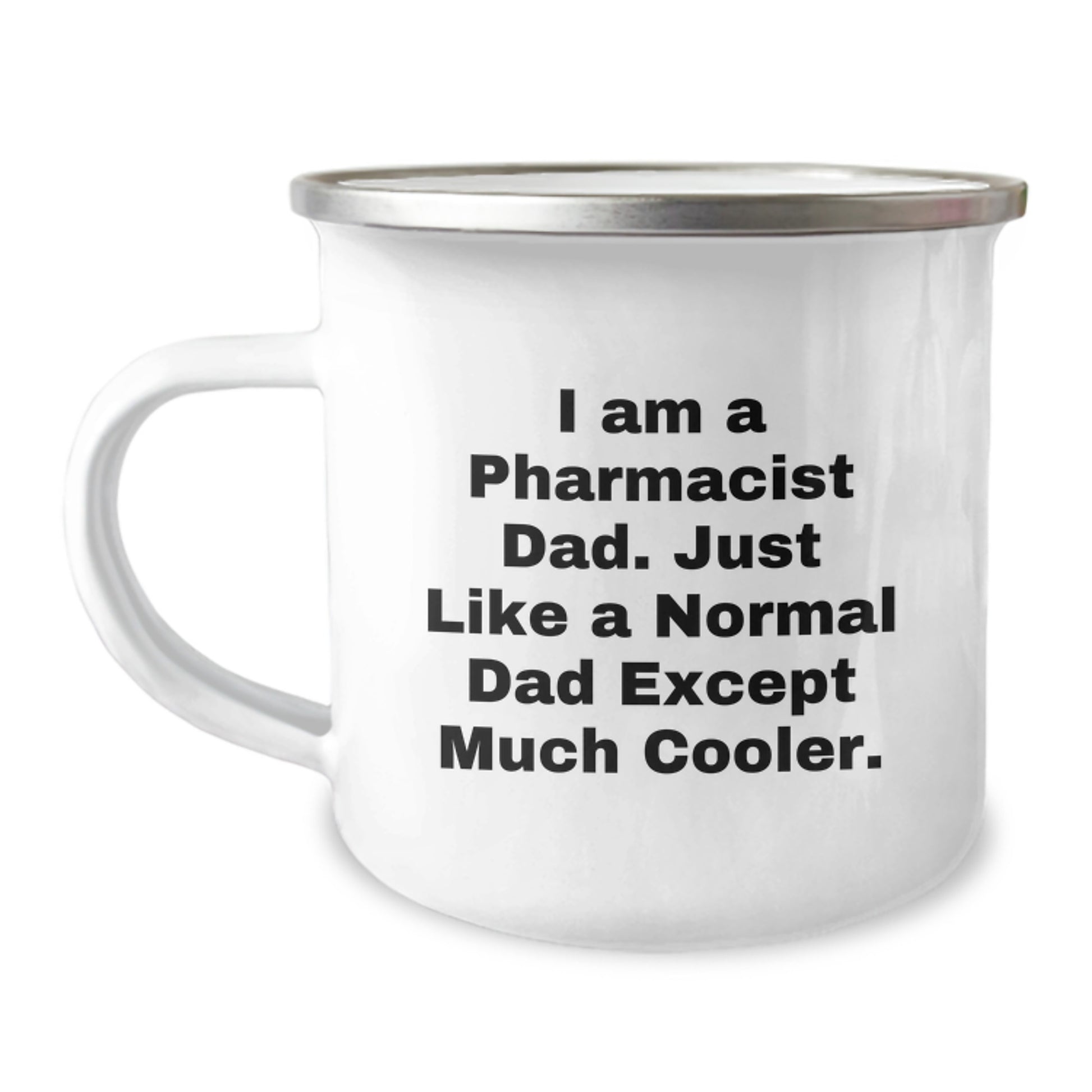 Pharmacist Keepsake Camping Mug for Him Birthday Gift with Cool Dad - Image 1