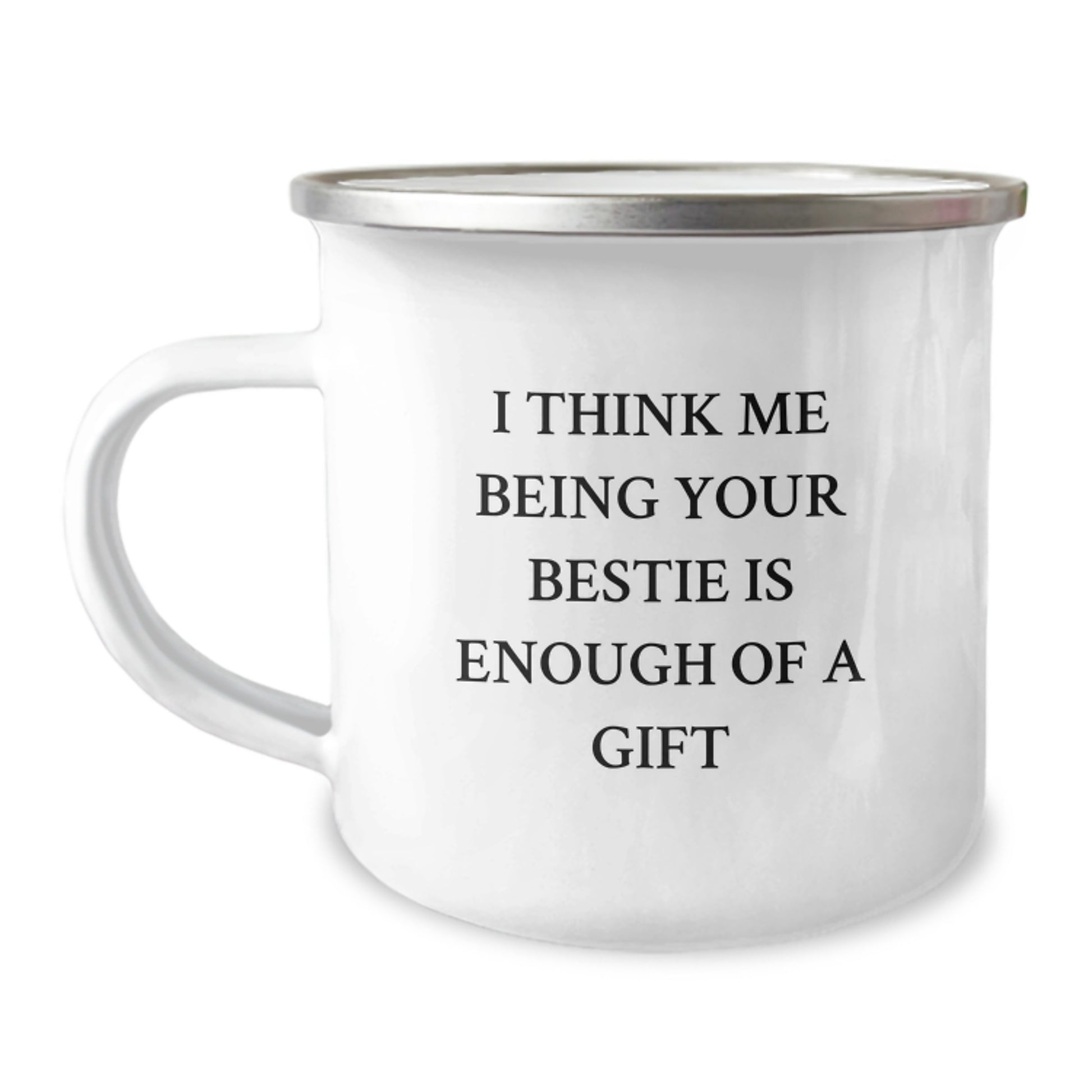 Bestie Keepsake Camping Mug for Him Birthday Gift - Stainless Steel - Image 1