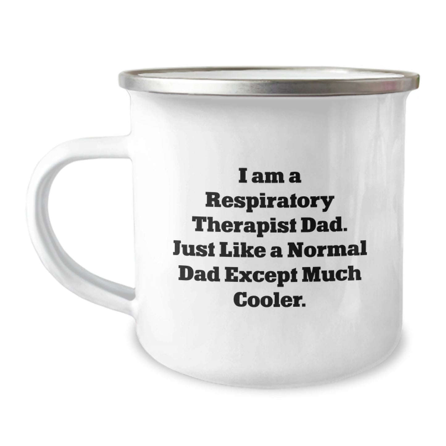 Funny Gifts from Respiratory Therapist Dad, Unique Camping Mugs for Respiratory Therapist Men, Christmas Unique Gifts for Him - Image 1