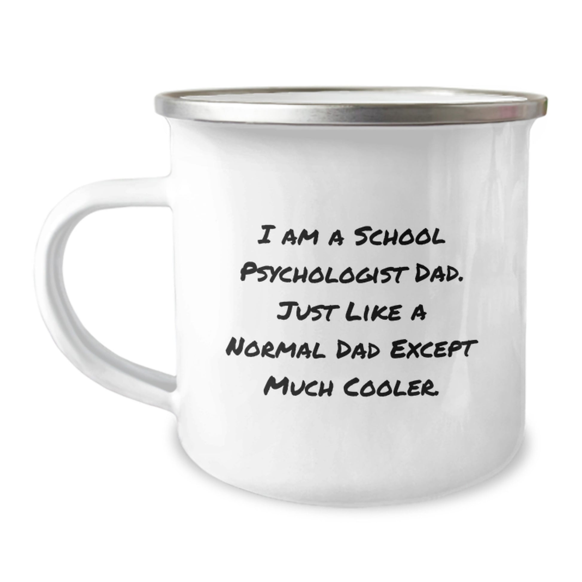 School Psychologist Camping Mug Idea for Coworkers Birthday Gift - Image 1