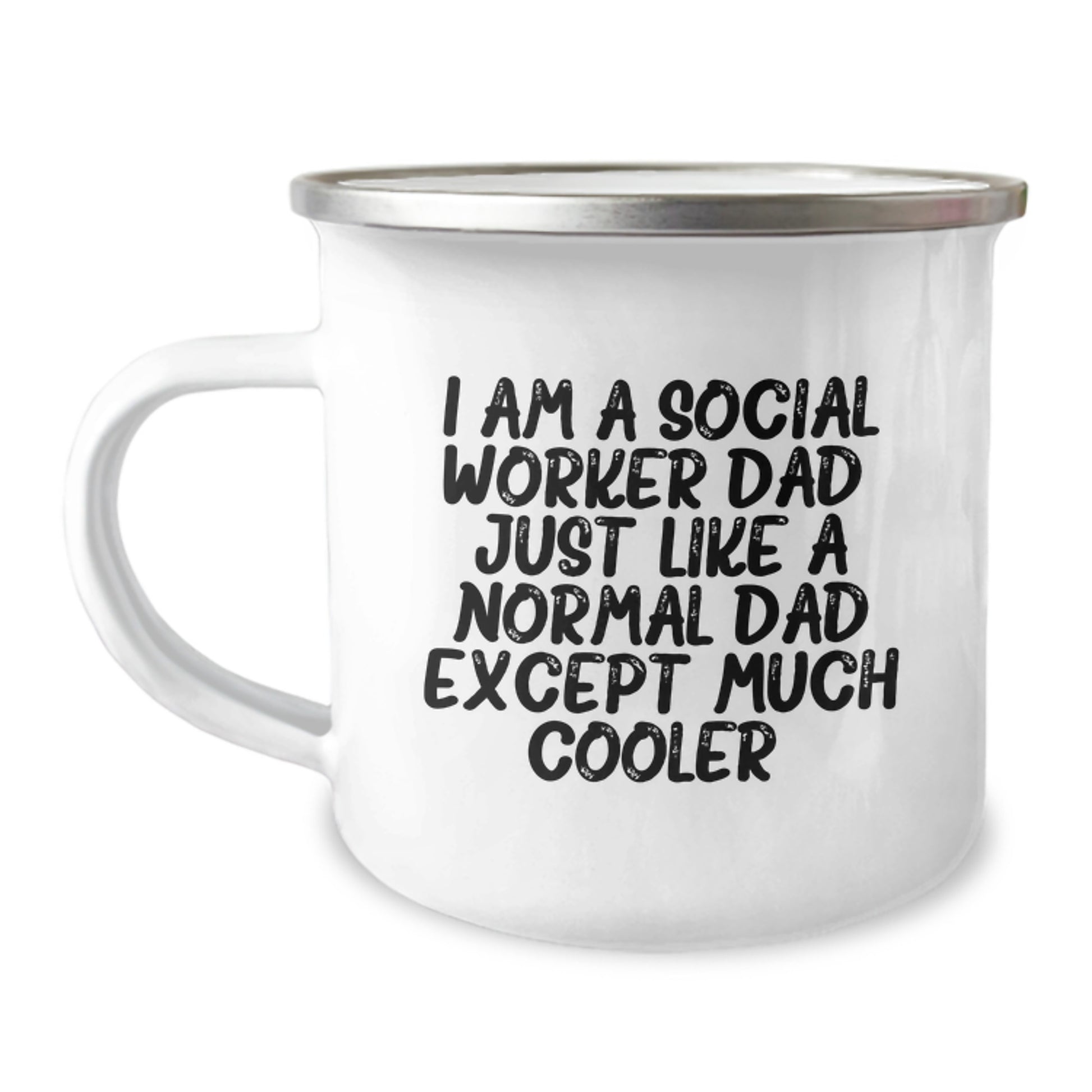 Social Worker Keepsake Camping Mug for Him Birthday Gift - Image 1