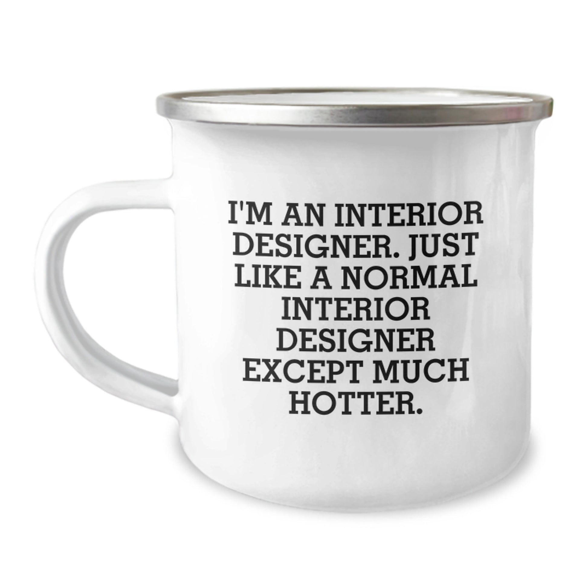 Funny Interior Designer Gifts for Him Father's Day Unique Camping Mug - Image 1