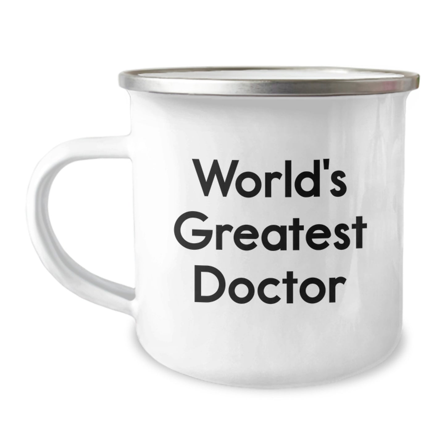 Funny World's Greatest Doctor Gifts for Men - Camping Mug for Doctors from Friends on Christmas Day - Image 1