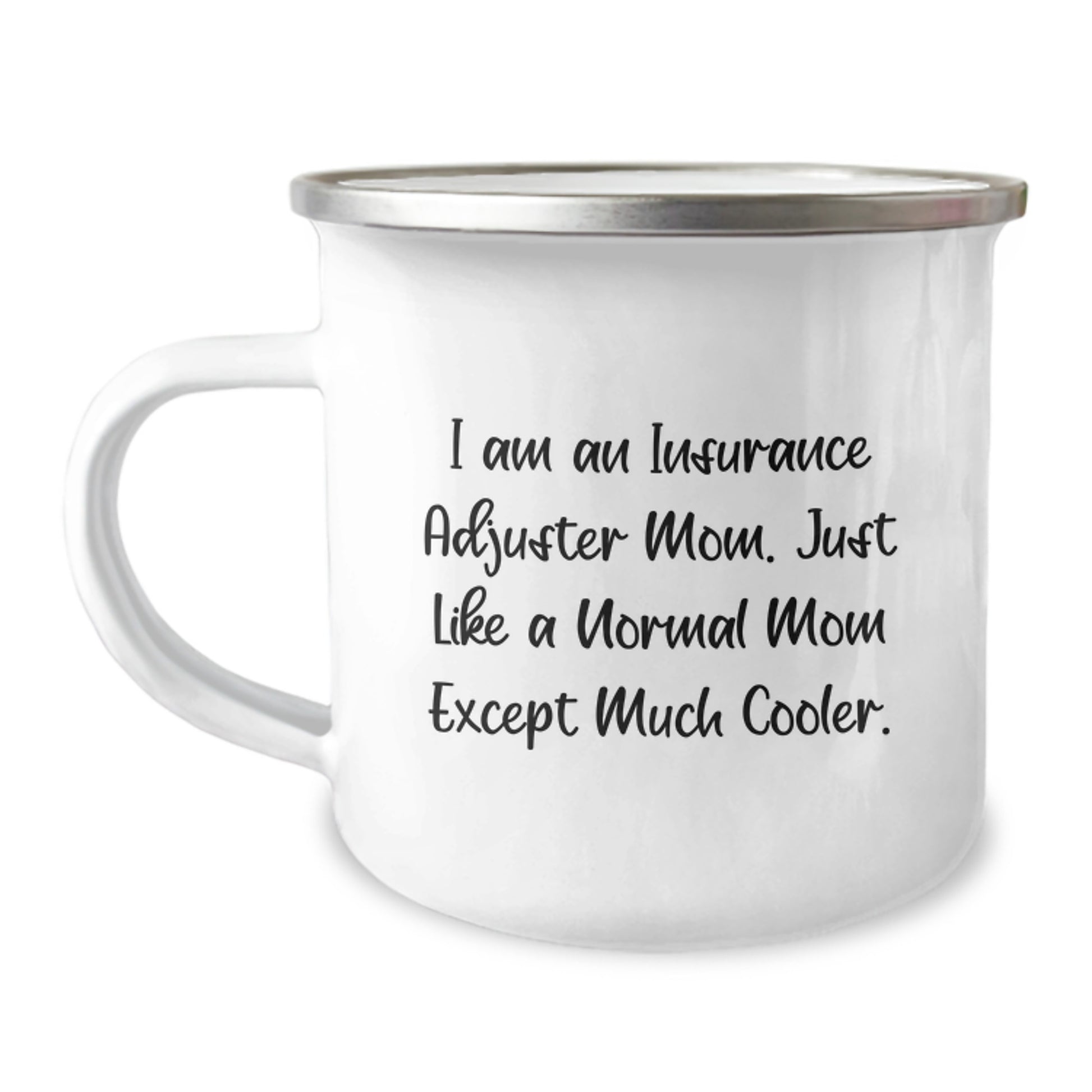 Cool Insurance Adjuster Mom Camping Mug – Birthday Gift for Friends - Image 1