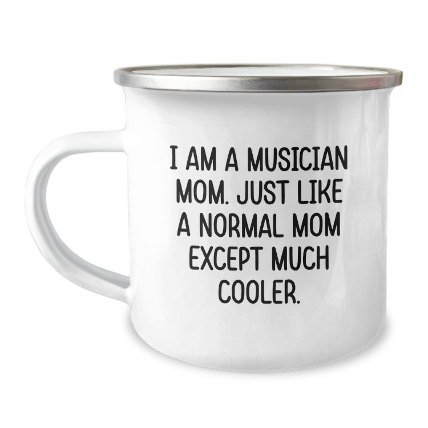 Cool Musician Mom Camping Mug – Birthday Gift for Friends – Novelty - Image 1