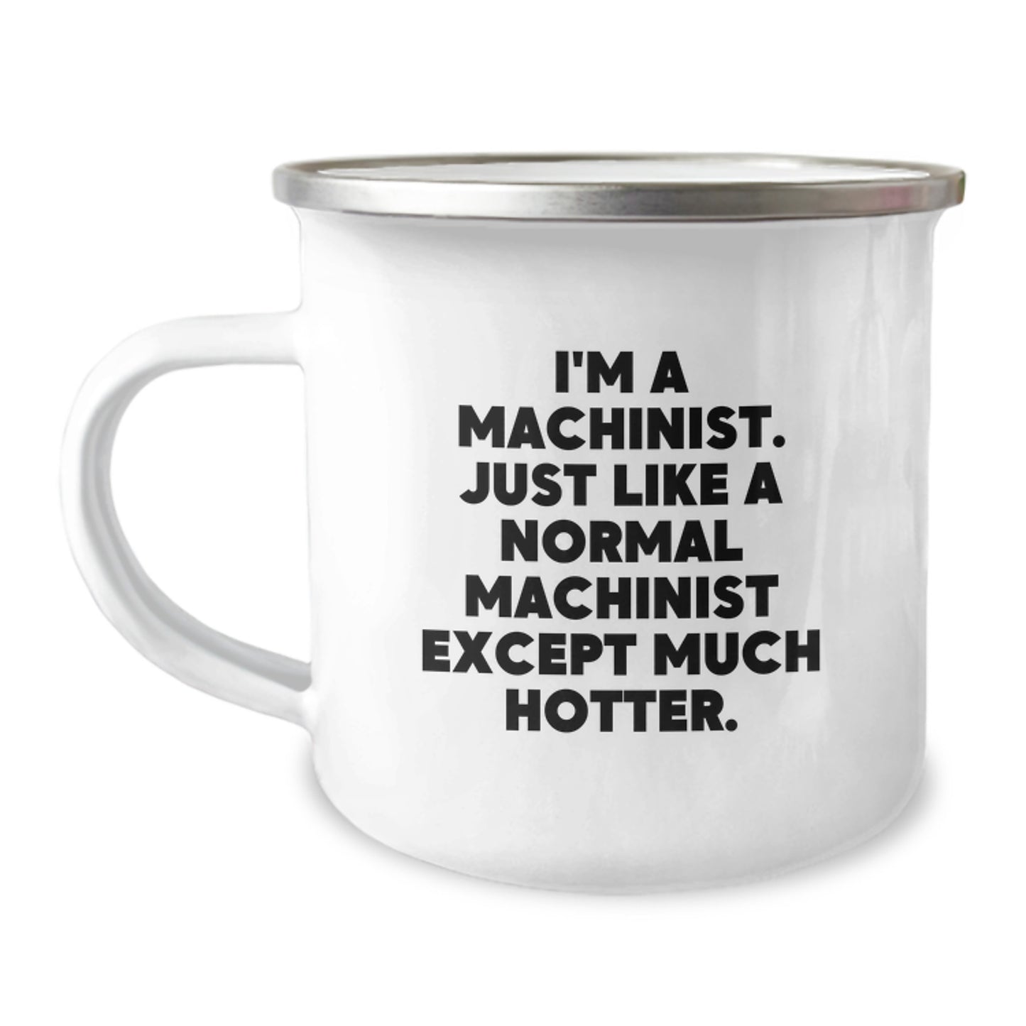 Personalized Machinist Camping Mug - Funny Gift for Machinist Dad, Husband, or Friend on Father's Day - Image 1