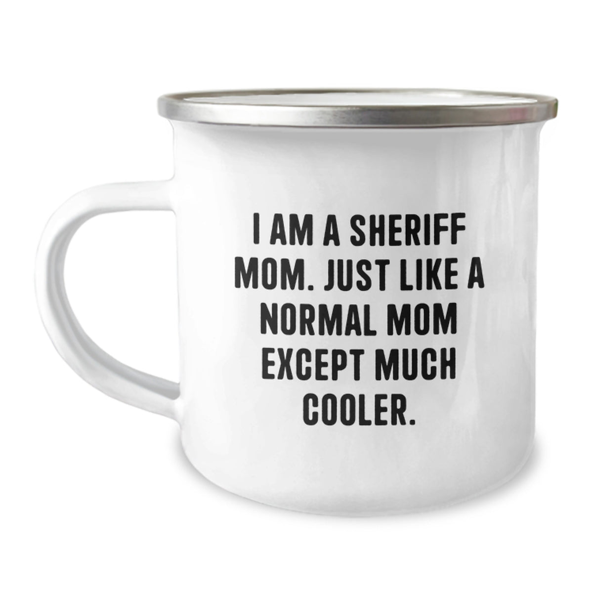 Sheriff Mom Camping Mug Gift - A Cool Keepsake for Her - Image 1