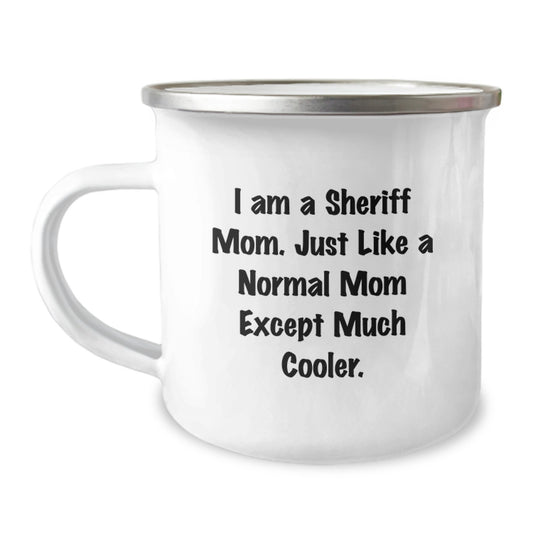 Christmas Gift for Her A Sheriff Mom Present - A Playful Keepsake - Image 1