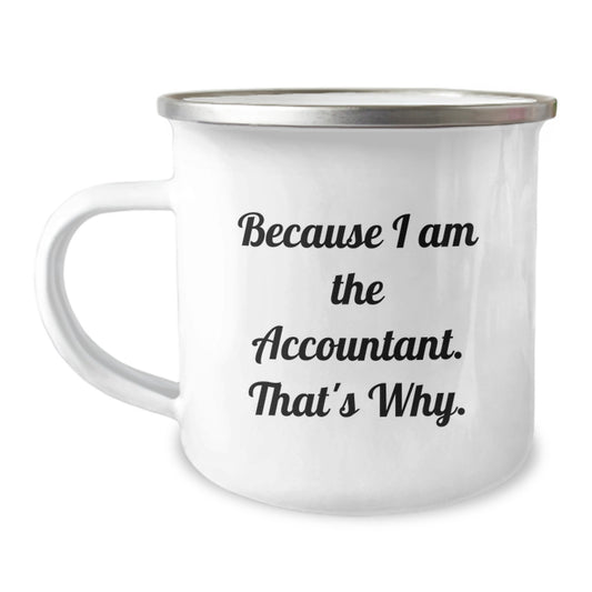 Birthday Gift Accountant Camping Mug for Her Present - Image 1