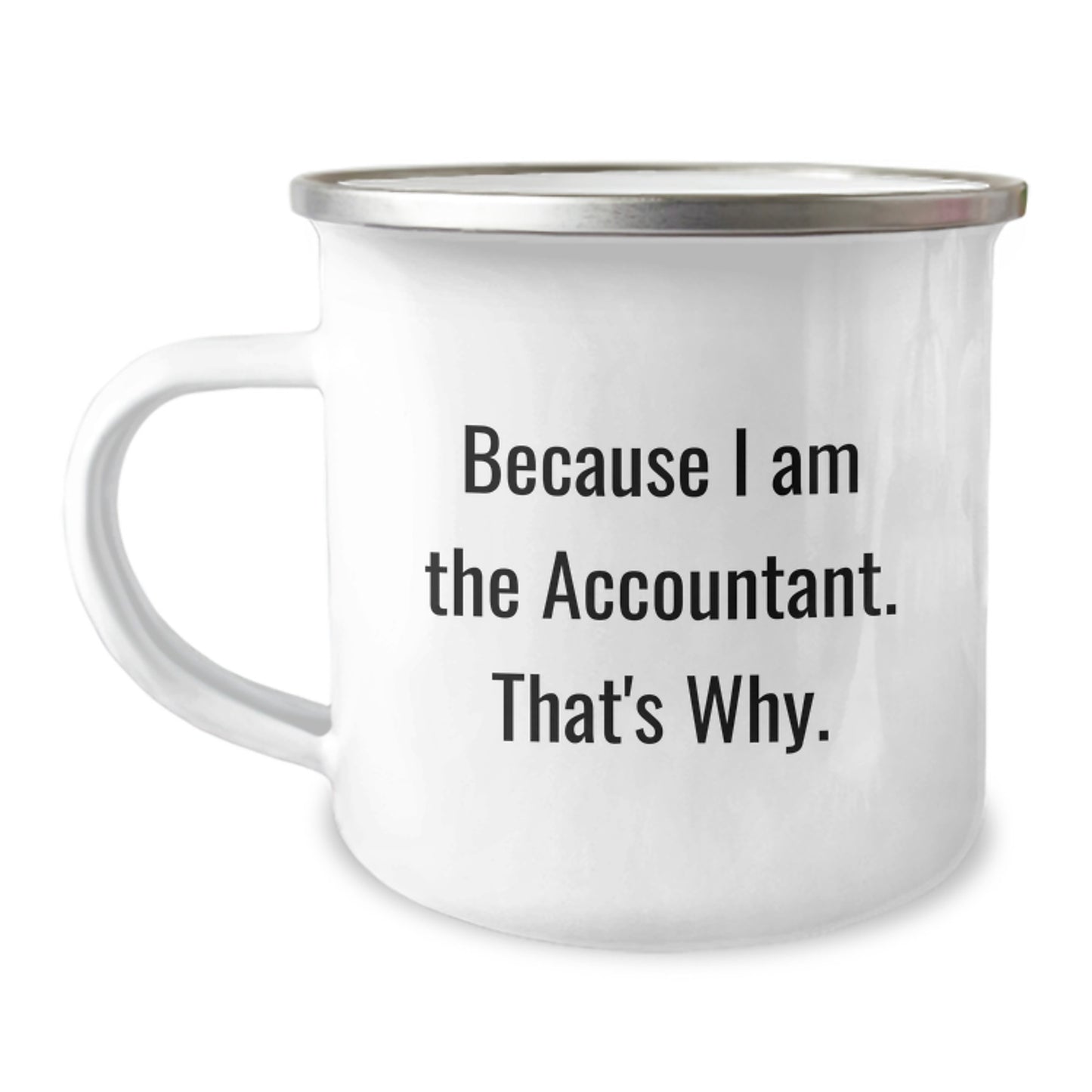 Accountant Keepsake Camping Mug for Him Birthday Gift - Image 1