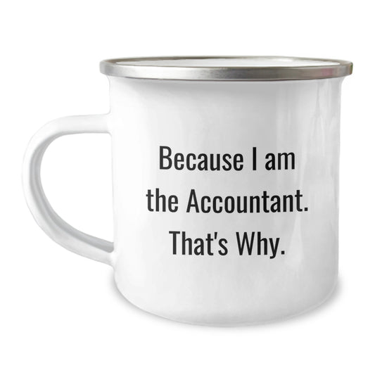Accountant Keepsake Camping Mug for Him Birthday Gift - Image 1
