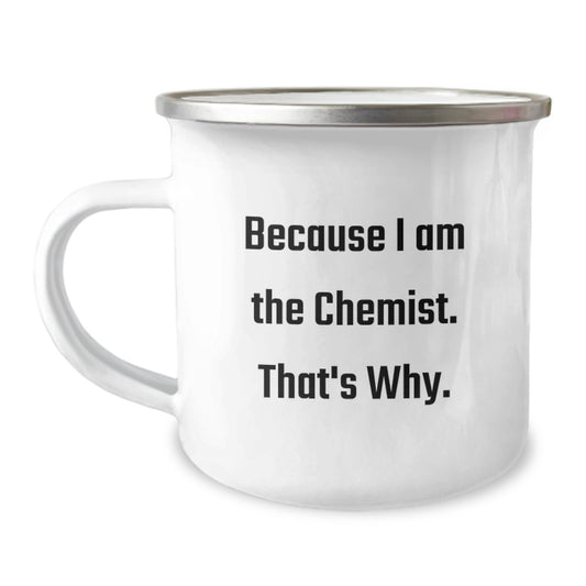 Birthday Gift Camping Mug for Her Chemist Present - Image 1