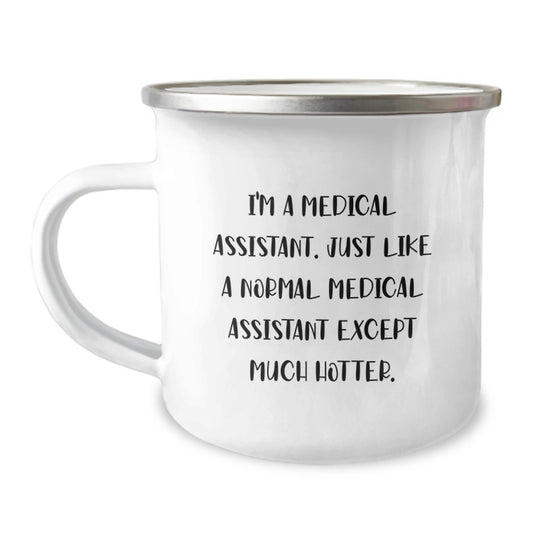 Medical Assistant Gifts from Friends Funny Camping Mug for Christmas Unique Present - Image 1