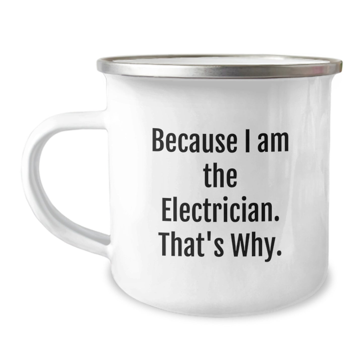 Birthday Gift Electrician Camping Mug for Her Present - Image 1