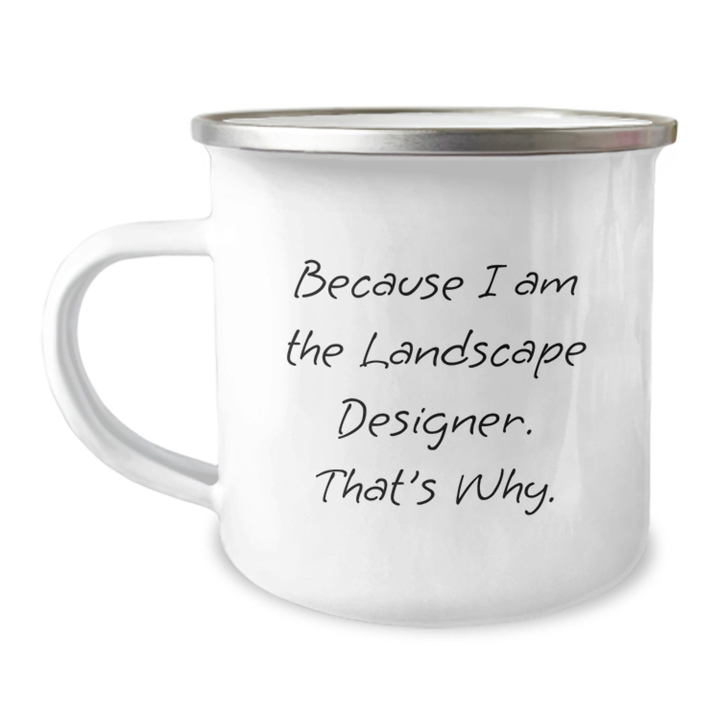 Landscape Designer Keepsake Camping Mug for Him Birthday Gift - Image 1
