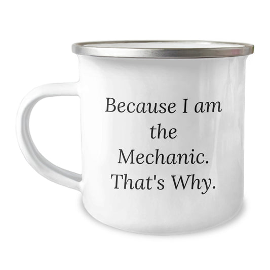 Birthday Gift Mechanic Camping Mug for Her Present - Image 1