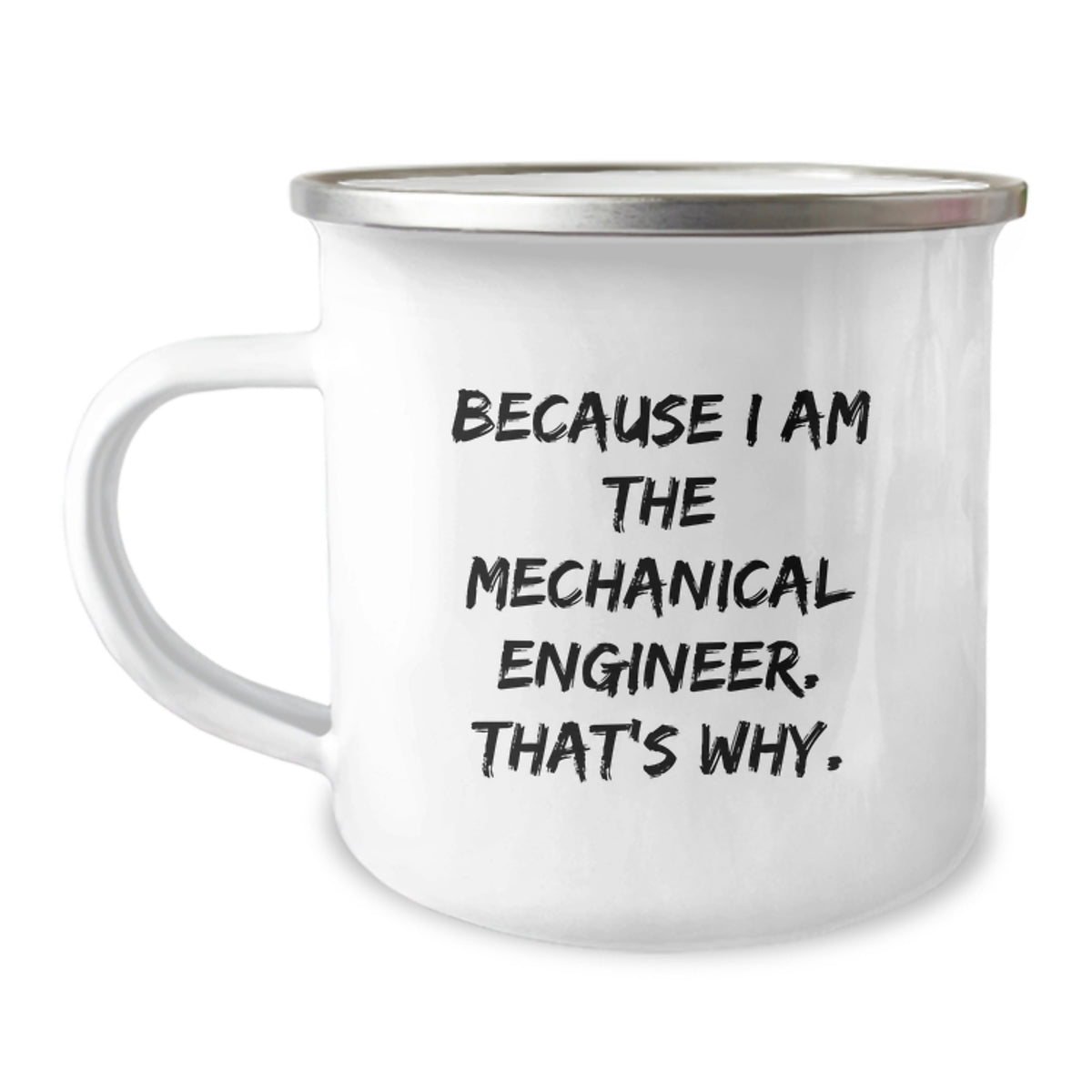 Mechanical Engineer Gift for Him - A Bold Keepsake Camping Mug - Image 1