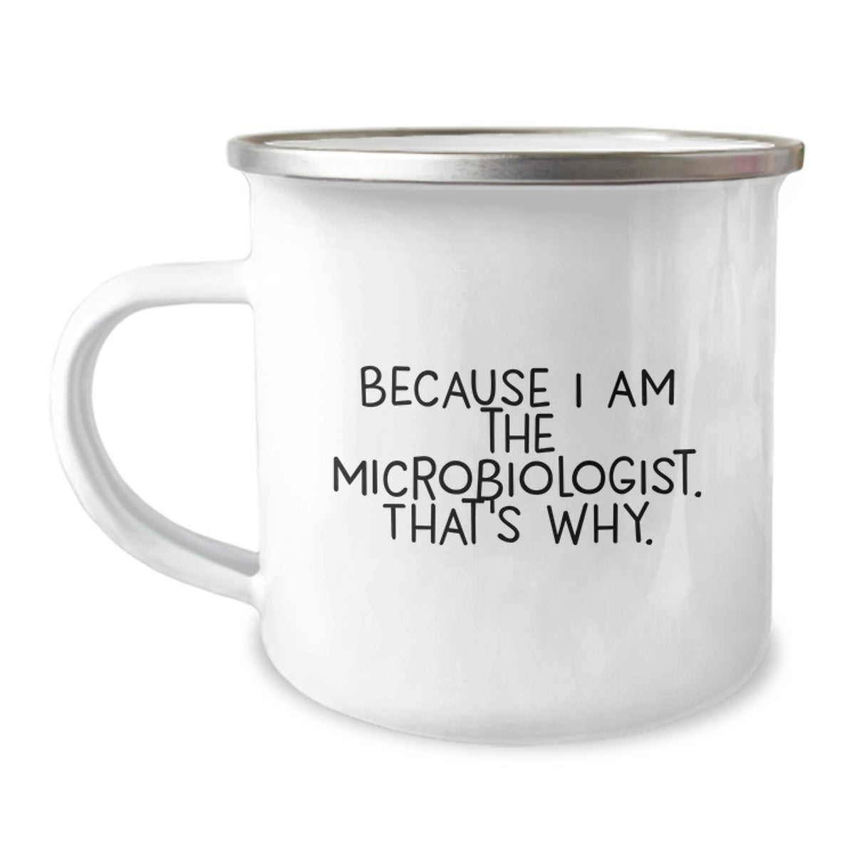 Christmas Gift for Her - Microbiologist Camping Mug, A Witty Present - Image 1