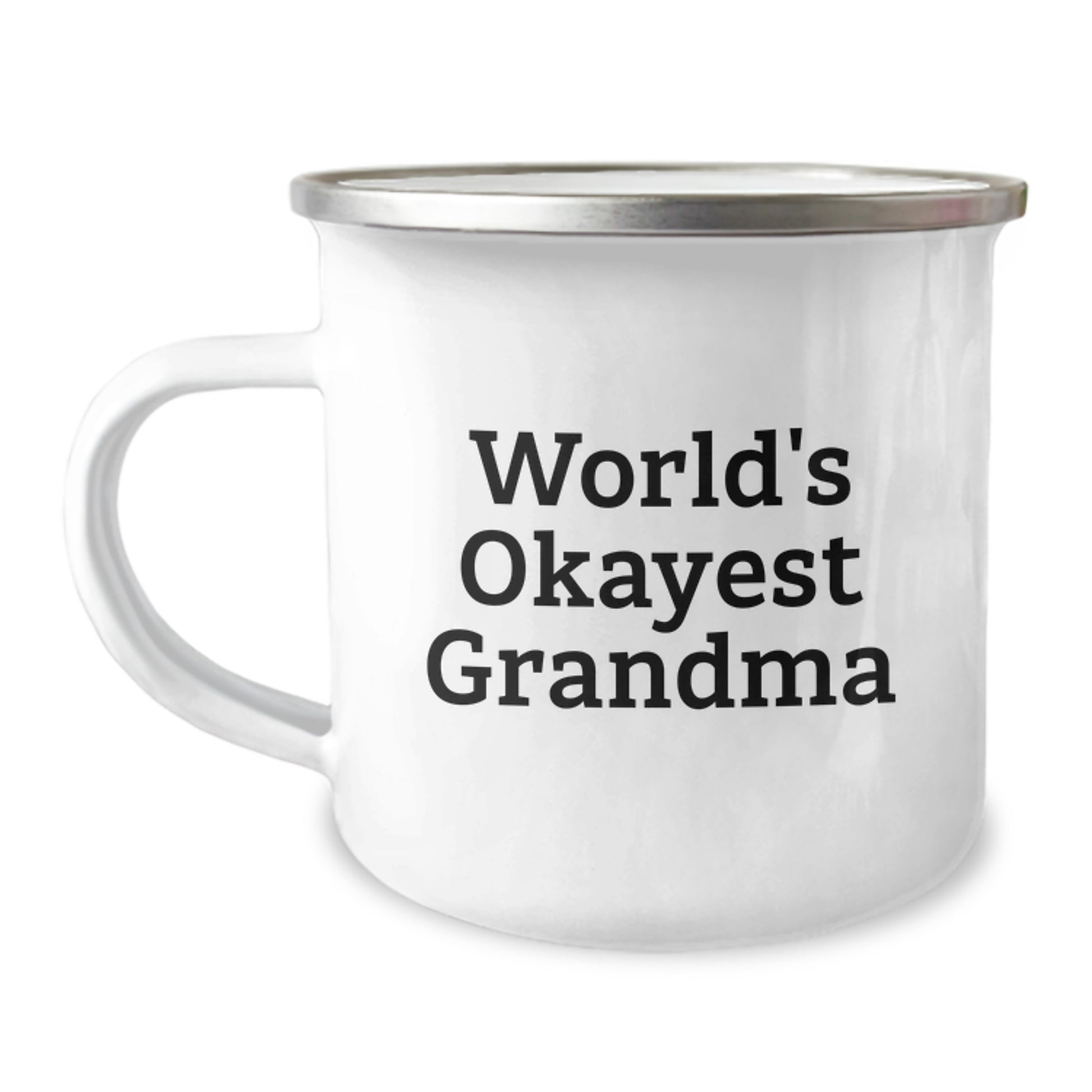 Grandma's Camping Adventures World's Okayest Grandma Gifts from Family to Grandma Birthday Unique Mugs - Image 1