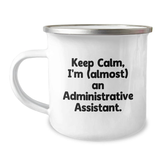 Administrative Assistant Keepsake Camping Mug for Him Birthday Gift - Image 1