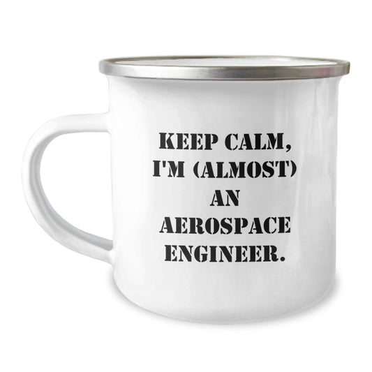 Birthday Gift for Her Aerospace Engineer Camping Mug Present - Image 1