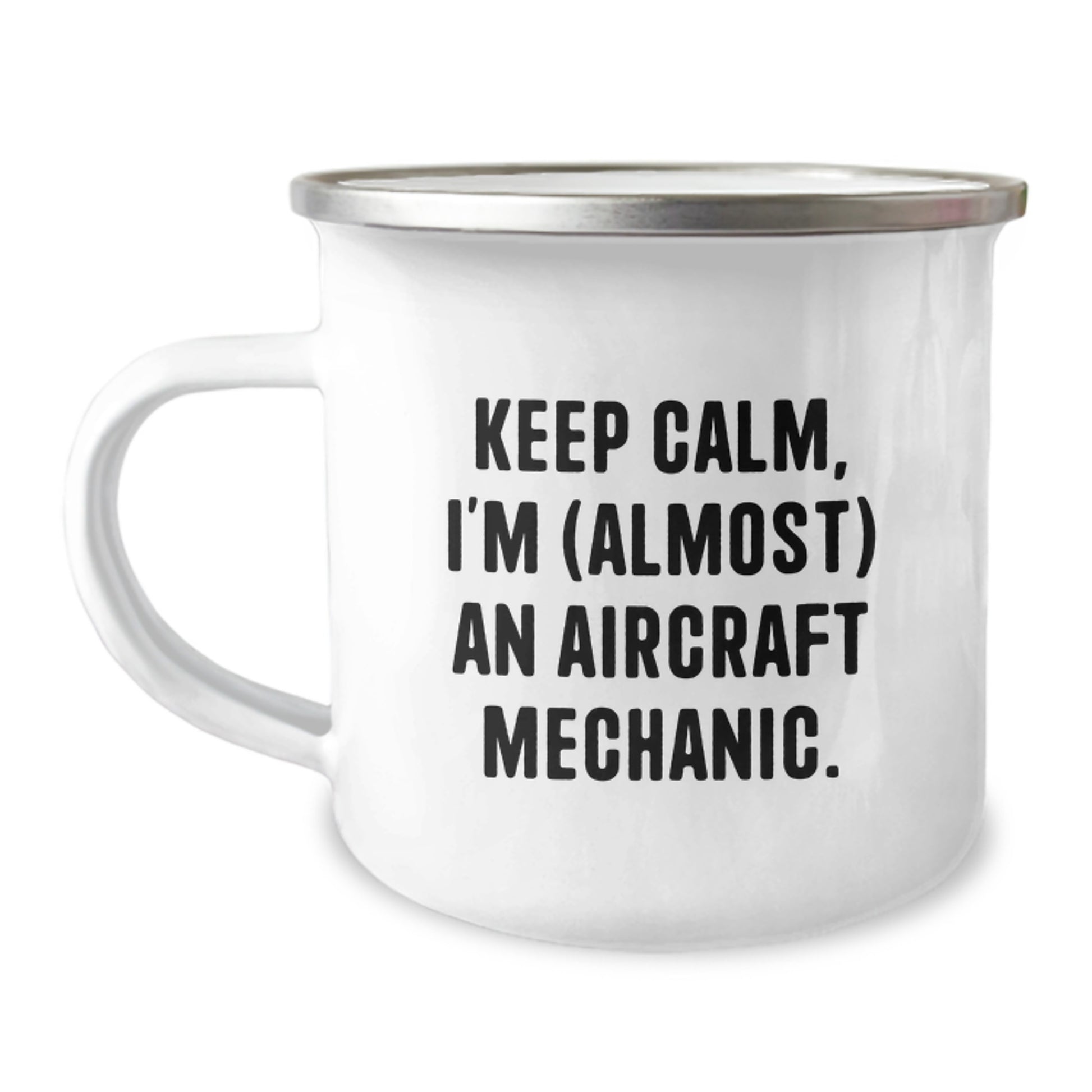 Aircraft Mechanic Keepsake Camping Mug for Him Birthday Gift - Image 1