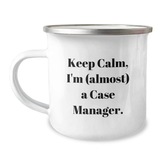 Funny Case Manager Gifts for Her, Unique Valentine's Presents from Friends, Cute Camping Mug for Women - Image 1