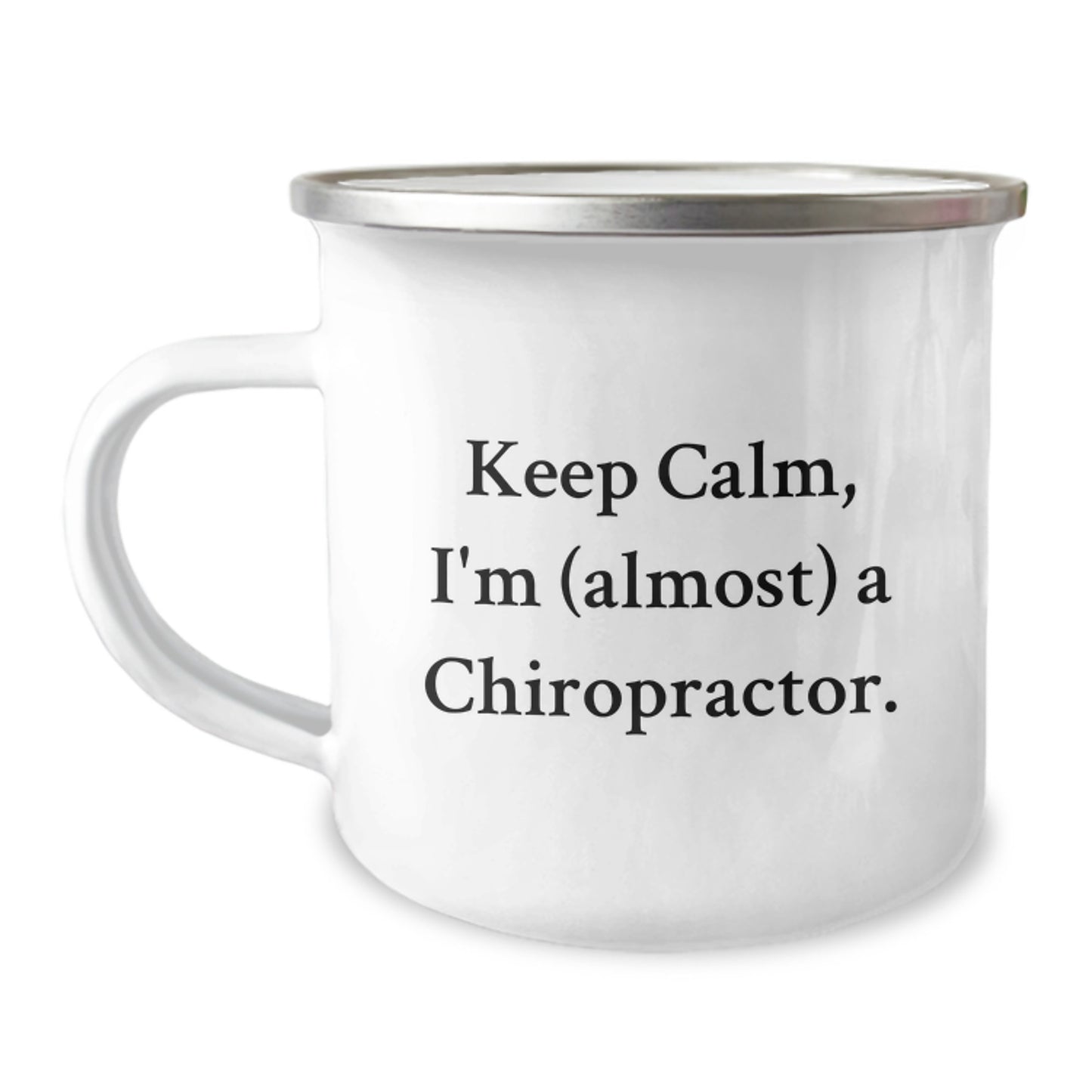Chiropractor Keepsake Camping Mug for Him Birthday Gift Stainless Steel - Image 1