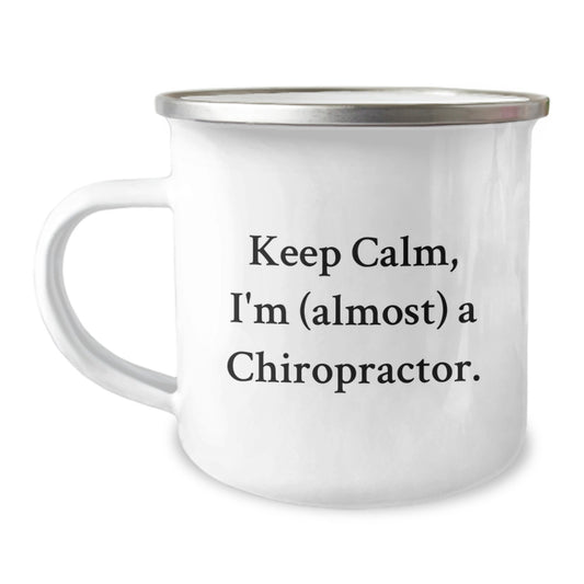 Chiropractor Keepsake Camping Mug for Him Birthday Gift Stainless Steel - Image 1