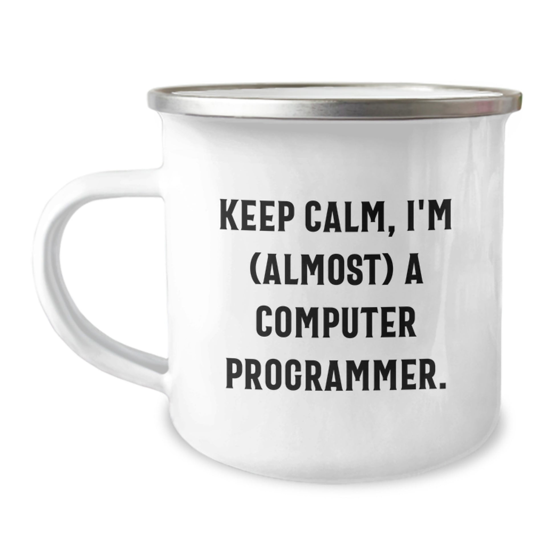 Computer Programmer Keepsake Camping Mug for Him Birthday Gift - Image 1
