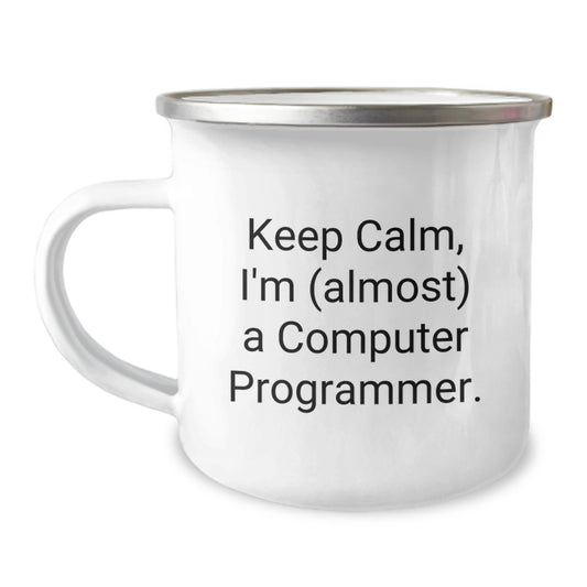 Computer Programmer Camping Mug Idea for Coworkers Birthday Gift - Image 1