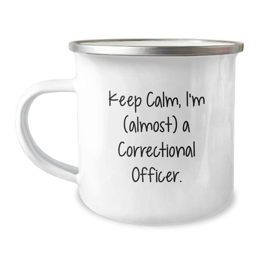 Correctional Mug Birthday Gift – Keep Calm, a Correctional Officer - Image 1