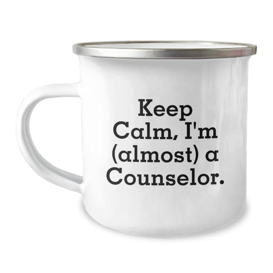 Counselor Keepsake Camping Mug for Him Birthday Gift Personalized - Image 1