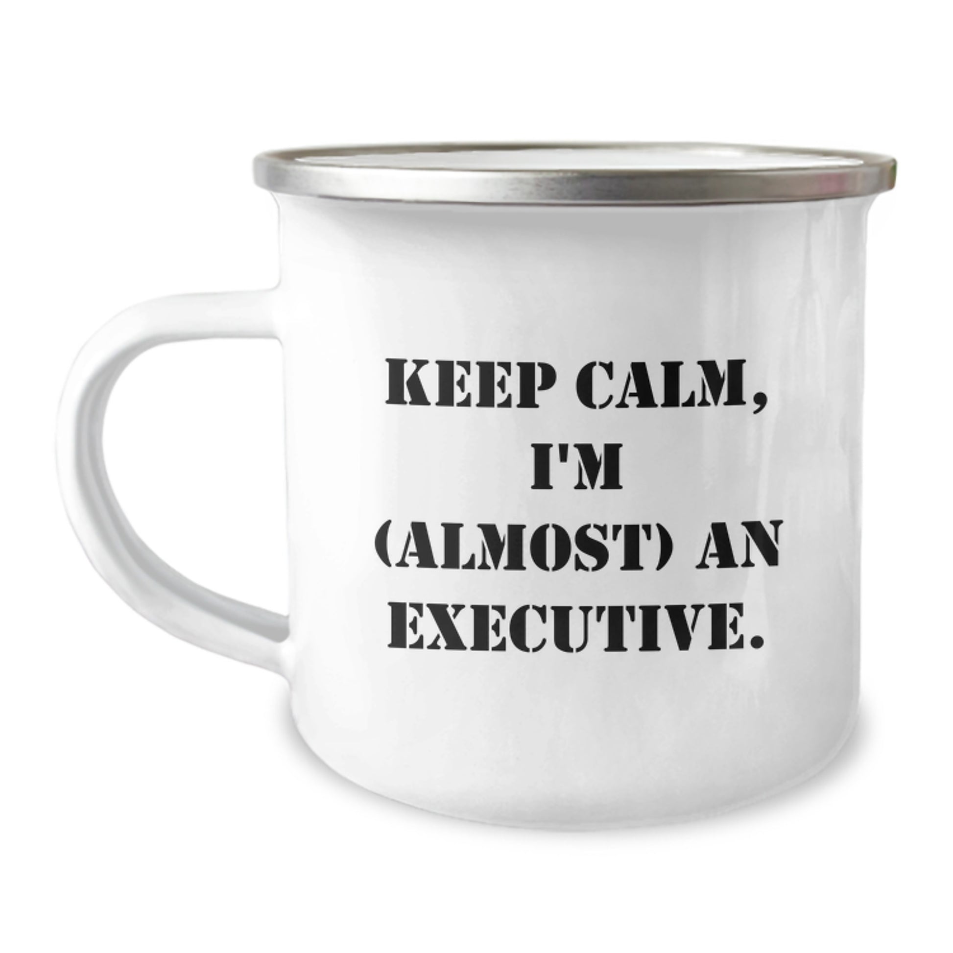 Executive Keepsake Camping Mug for Him Birthday Gift - Keep Calm, I'm an - Image 1